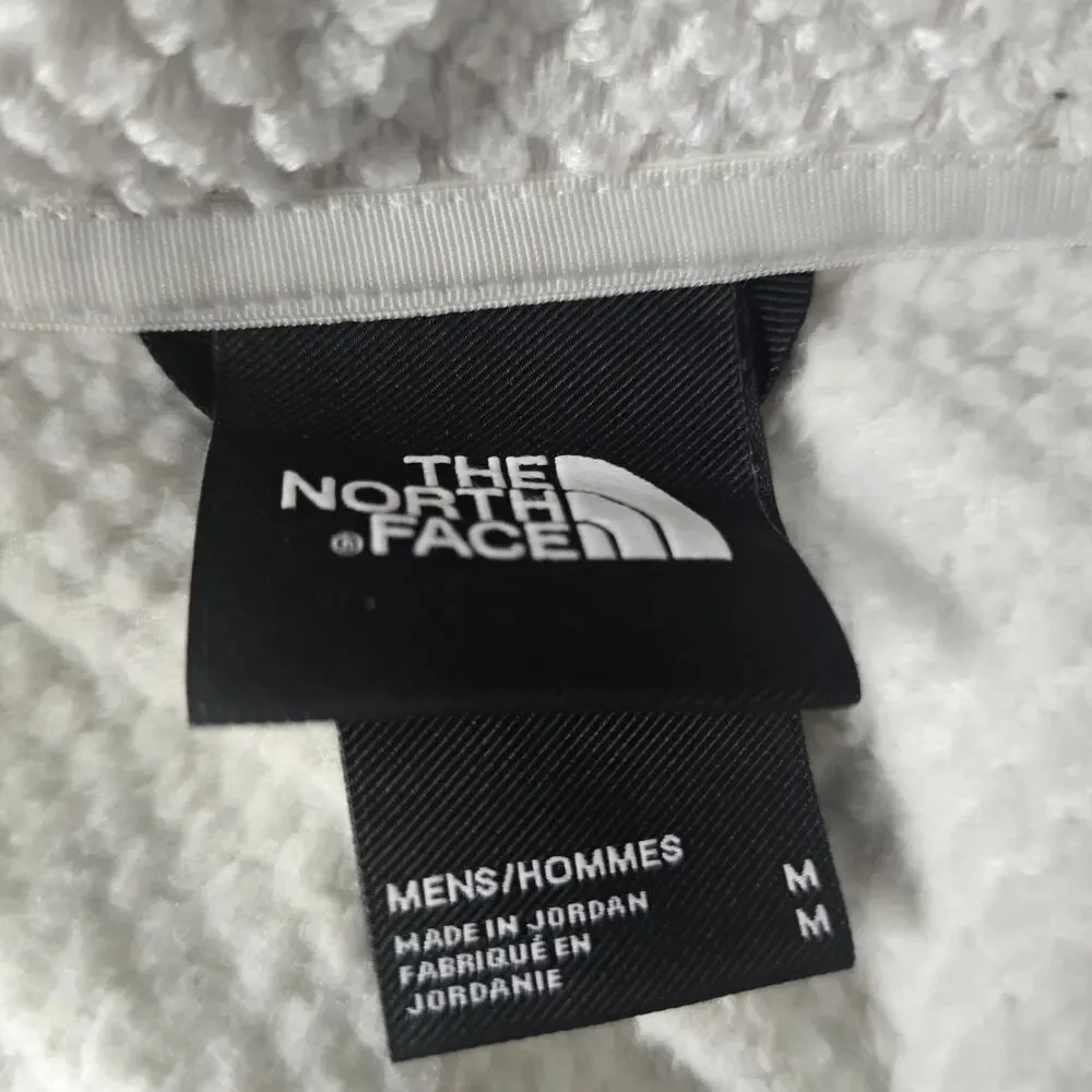 The North Face Mens 1/4Zip Pullover Jacket Anorak Light Gray Size M